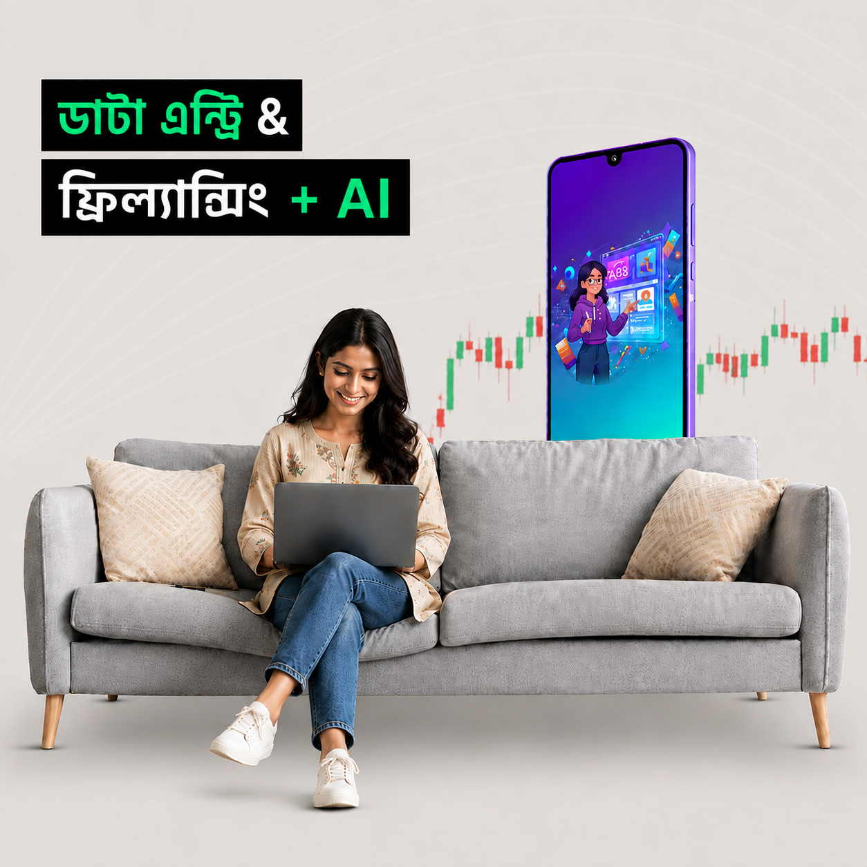 Data Entry & Freelanching + AI